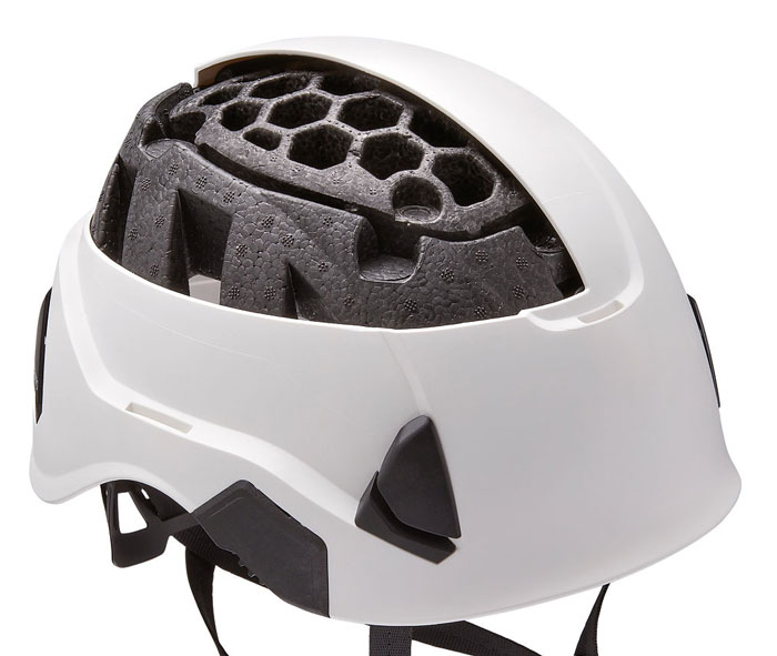 Inside Strato Helmet from Columbia Safety