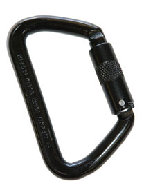 ISC Wizard Steel D 3 Stage Autolock Carabiner, 70kn from Columbia Safety