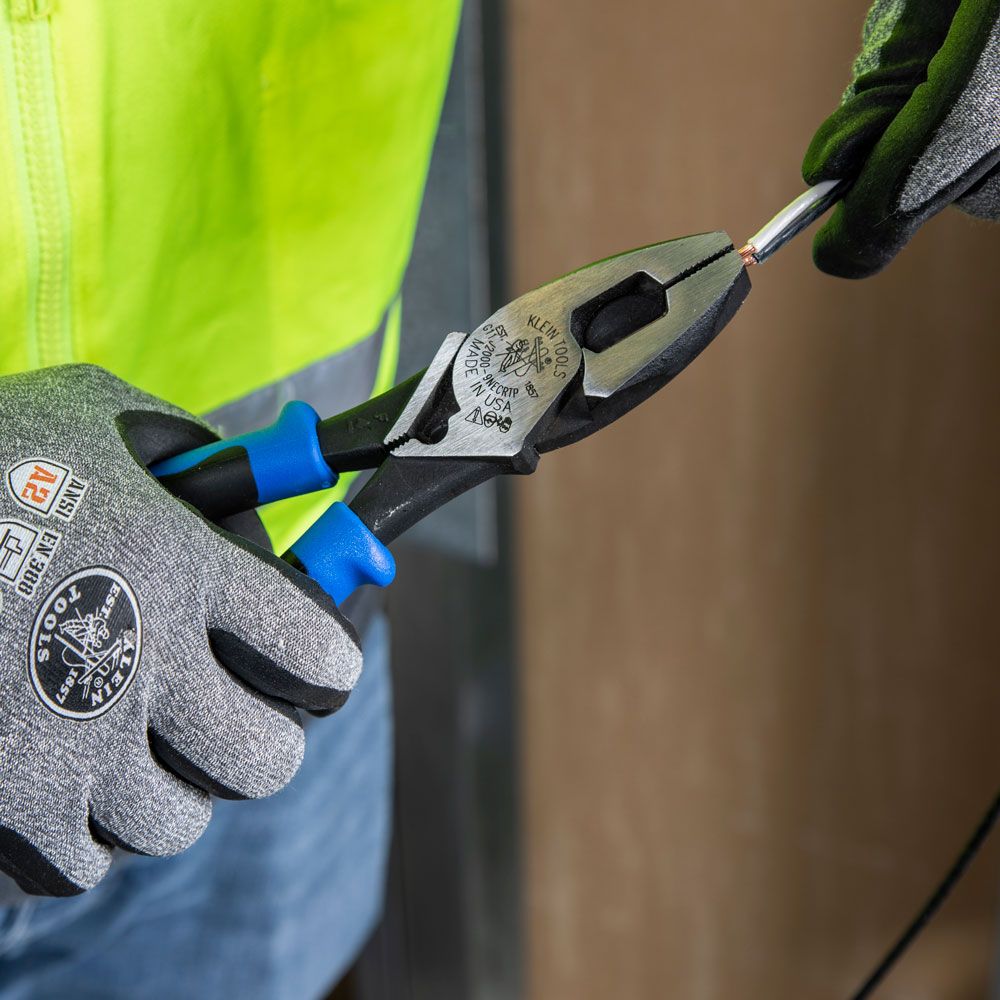 Klein Tools J2000-9NECRTP High-Leverage Side-Cutting Pliers from Columbia Safety