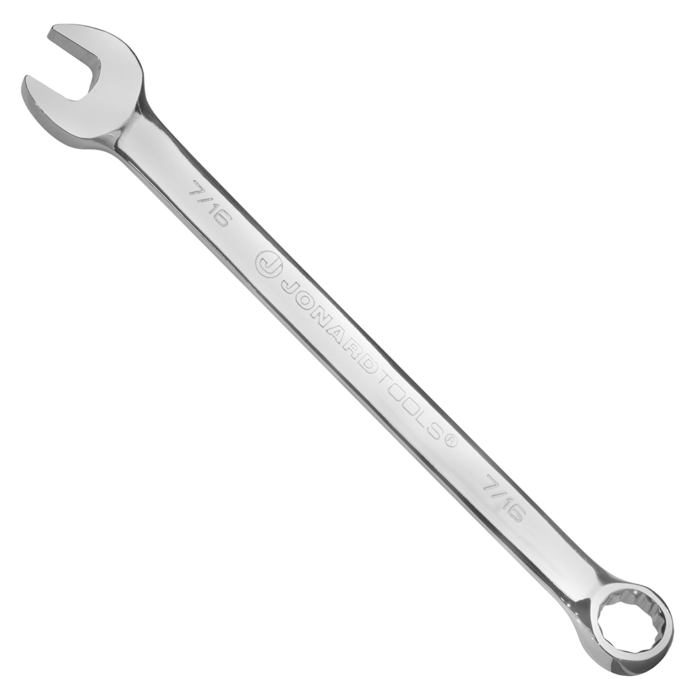 Jonard 7/16 Inch Combo Wrench with Open End and Fixed Box End from Columbia Safety