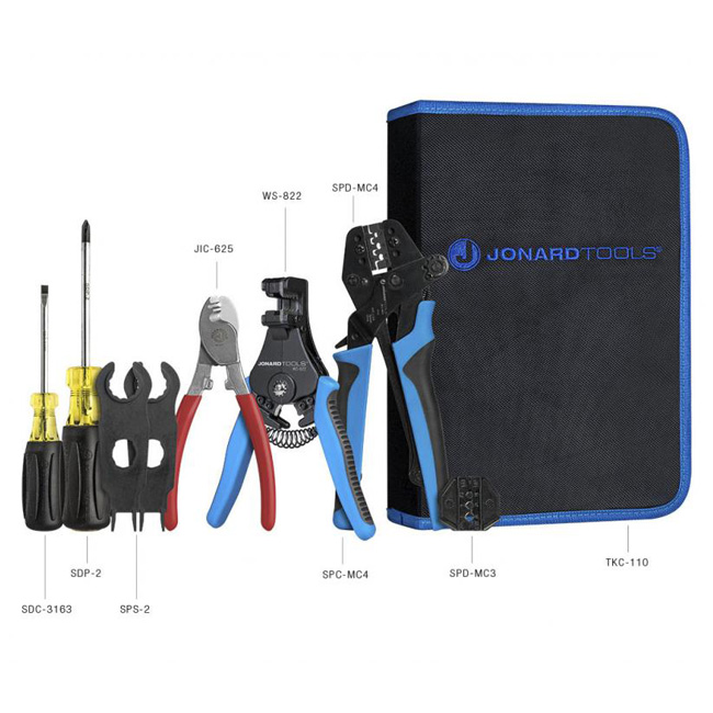 Jonard Solar Panel MC3 & MC4 Crimping Tool Kit from Columbia Safety