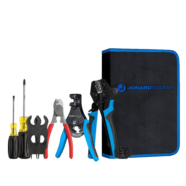 Jonard Solar Panel MC3 & MC4 Crimping Tool Kit from Columbia Safety