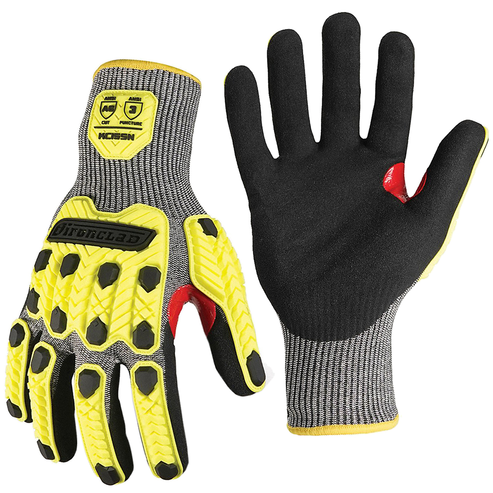 Ironclad Touchscreen Command A6 Cut Level SN Impact Gloves from Columbia Safety