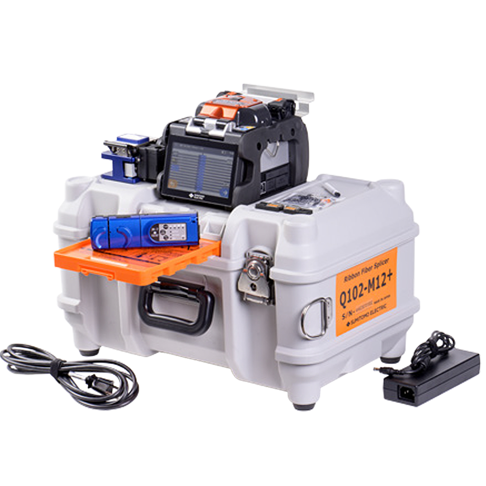 Sumitomo Electric Q102-M12+ Ribbon Fusion Splicer Kit with Fiber Arrangement Tool & Consumables Kit from Columbia Safety