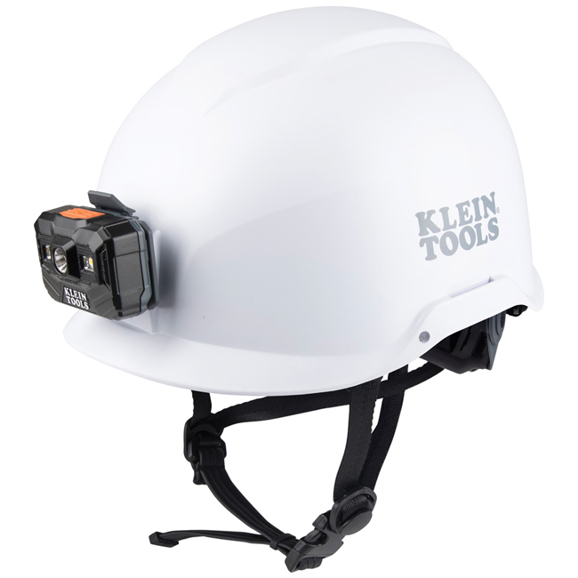 Klein Tools Safety Helmet with Headlamp from Columbia Safety