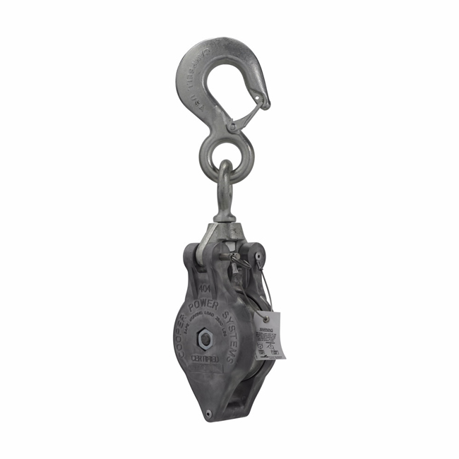 404B2PJ Kearney 4" Aluminum Side-Opening Hand Line Block from Columbia Safety