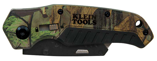 Klein Tools 44135 Camo Assisted-Open Folding Utility Knife from Columbia Safety