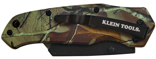 Klein Tools 44135 Camo Assisted-Open Folding Utility Knife from Columbia Safety