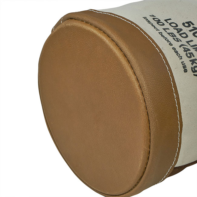 Klein Tools 5104 100 lb Leather Bottom Canvas Bucket from Columbia Safety