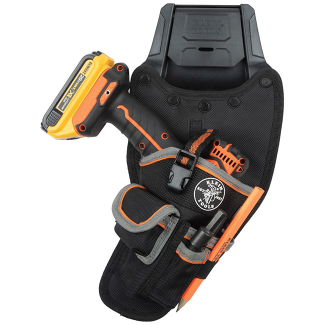 Klein Tools 55917 Tradesman Pro Modular Drill Pouch with Belt Clip from Columbia Safety