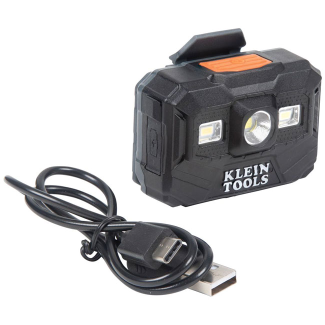 Klein Tools Rechargeable Headlamp and Worklight, 300 Lumens All-Day Runtime from Columbia Safety