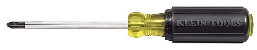 Klein Tools #2 Phillips Screwdriver with 4 Inch Round Shank from Columbia Safety