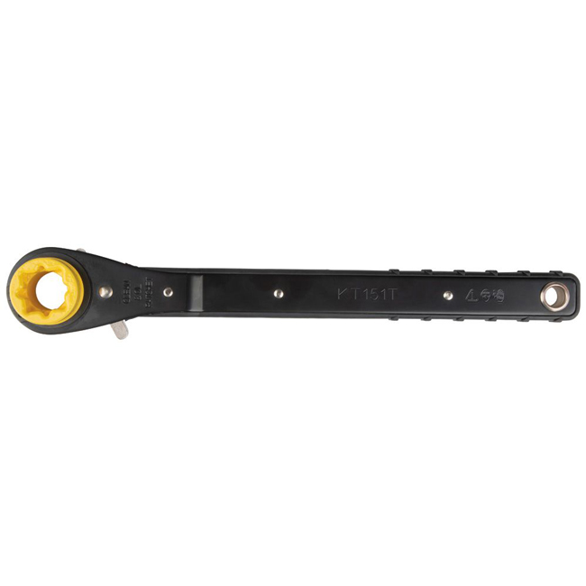 Klein Tools 4-in-1 Lineman's Ratcheting Wrench from Columbia Safety