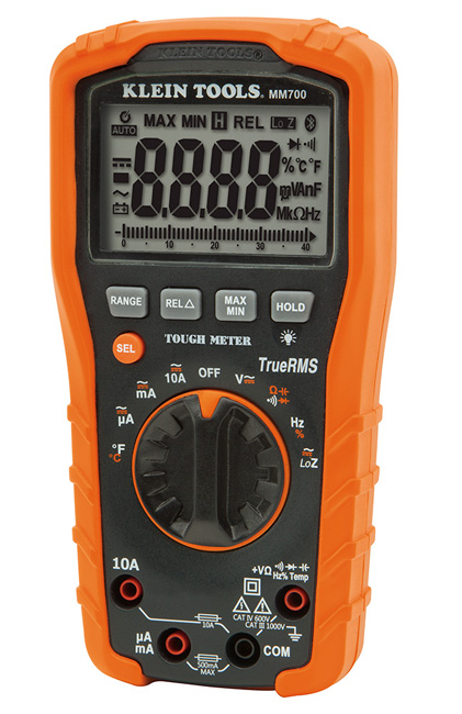 Klein Tools Digital Multimeter TRMS/Low Impedance, 1000V | MM700 from Columbia Safety