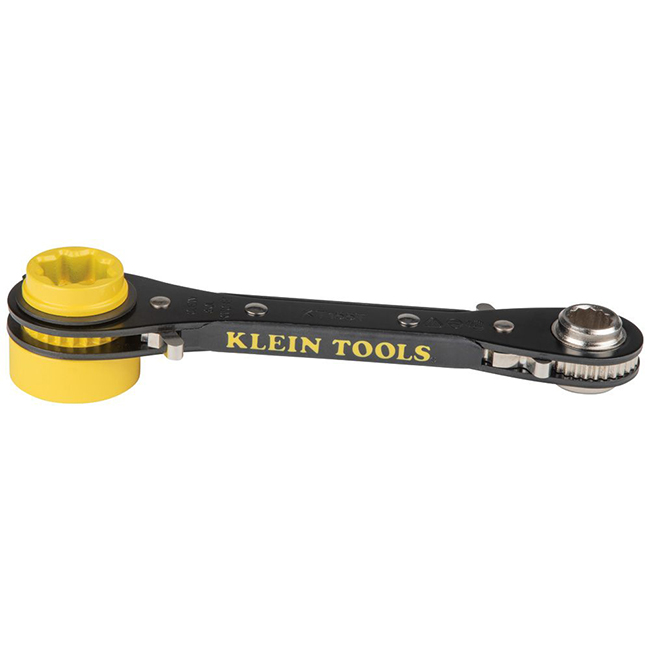 Klein Tools KT155T 6-in-1 Lineman's Ratcheting Wrench from Columbia Safety