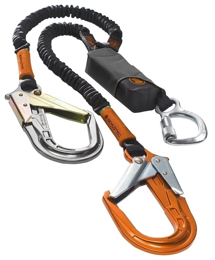 Skylotec SkySafe Pro Flex Lanyard w/ Aluminum Rebar Hooks from Columbia Safety