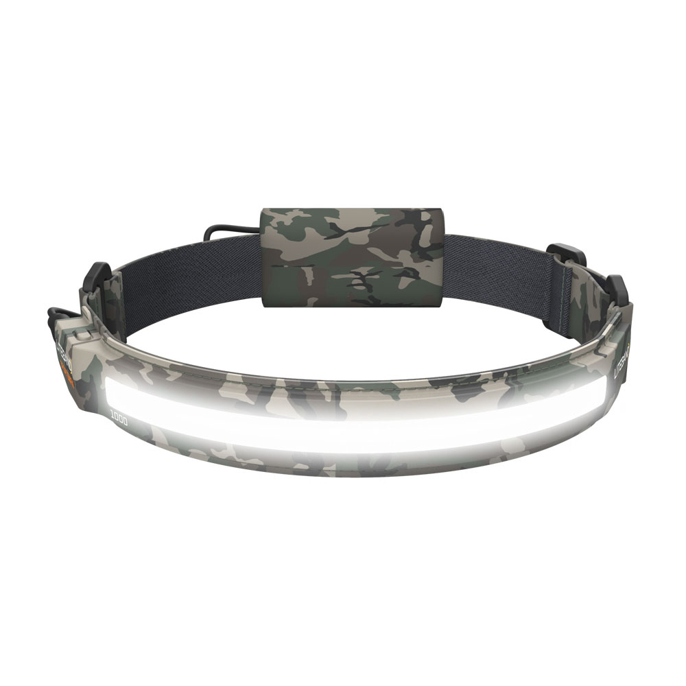 LITEBAND SPORTSMAN 1000 Wide-Beam LED PRO Rechargeable Headlamp with Green Night Mode from Columbia Safety