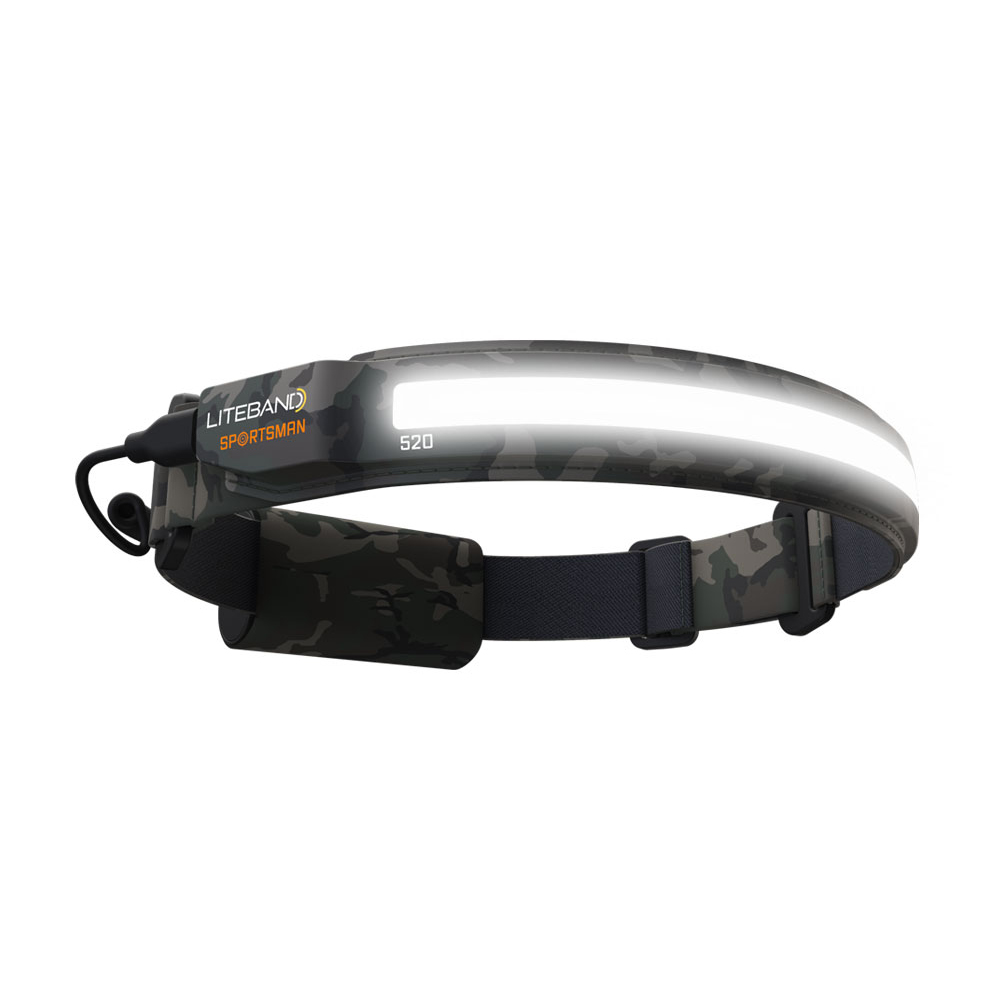 LITEBAND SPORTSMAN 520 Lumens Wide-Beam LED Rechargeable Headlamp with Green Night Mode  from Columbia Safety