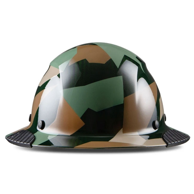 Lift Safety DAX Carbon Fiber Jungle Camo Full Brim Hard Hat from Columbia Safety
