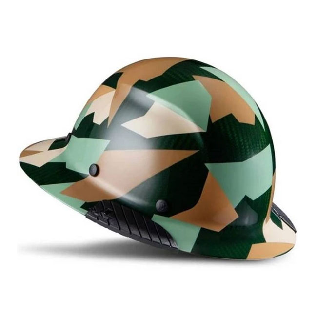 Lift Safety DAX Carbon Fiber Jungle Camo Full Brim Hard Hat from Columbia Safety