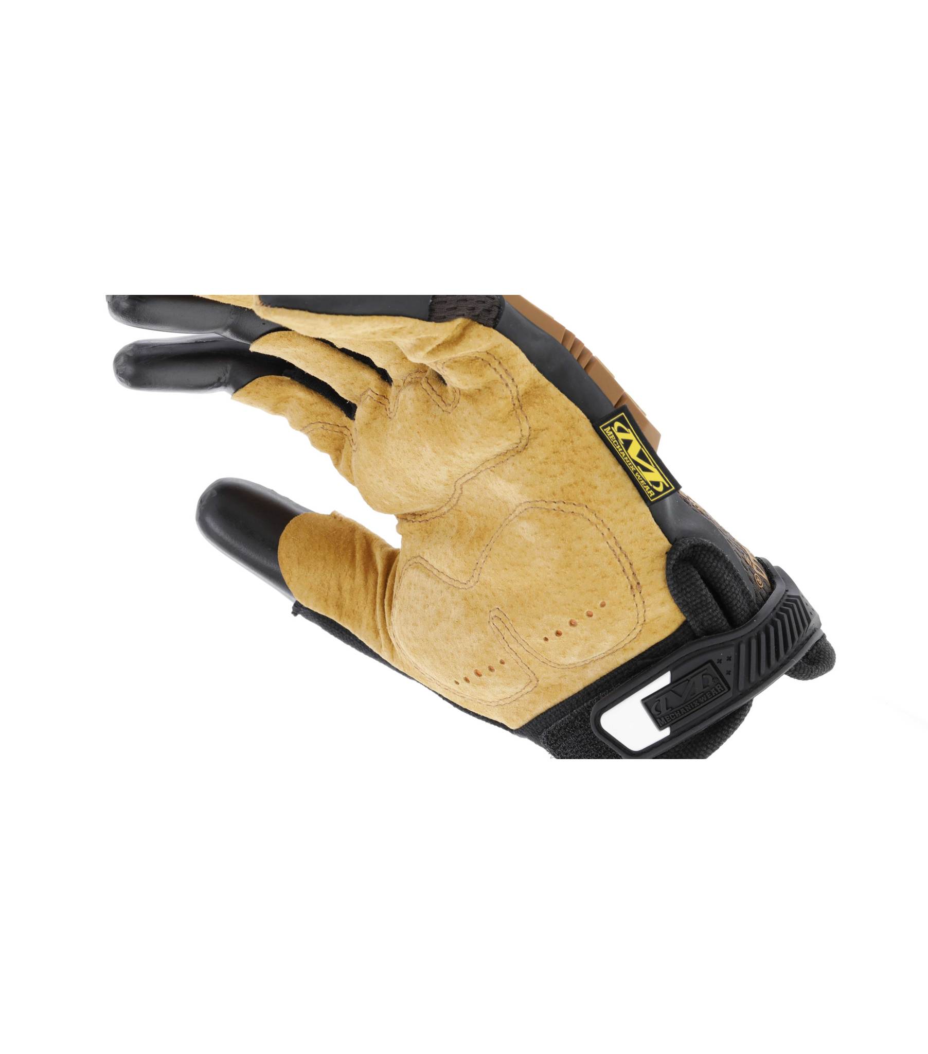 Mechanix Wear Leather M-Pact Fingerless Framer Gloves from Columbia Safety