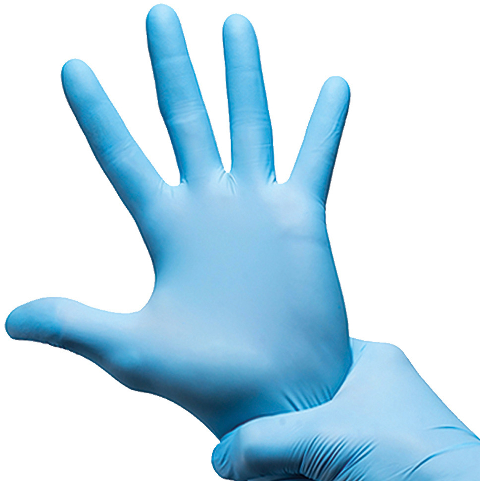 Ironclad CleanFit 5 Mil Blue Disposable Nitrile Gloves (Box of 100) from Columbia Safety