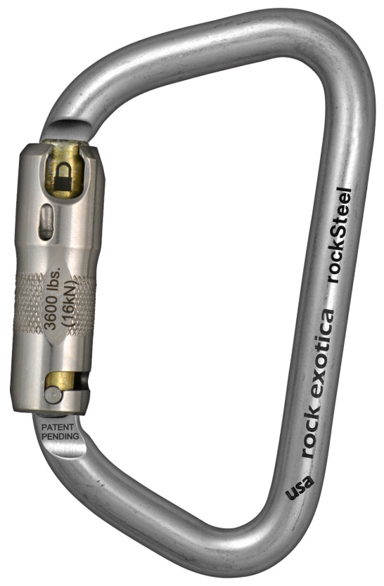Rock Exotica rockSteel Auto-Lock Carabiner M31 TL M31 TLN from Columbia Safety