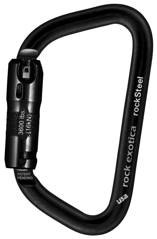 Rock Exotica rockSteel Auto-Lock Carabiner M31 TL M31 TLN from Columbia Safety