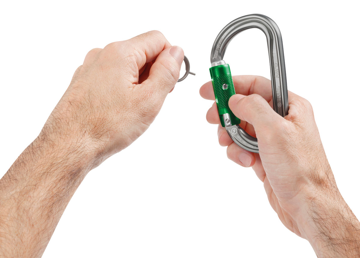 Petzl Am'D Asymmetrical Aluminum Carabiner from Columbia Safety