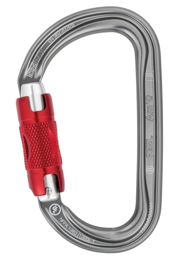 Petzl M34A RL Am'D TwistLock Aluminum Carabiner Columbia Safety