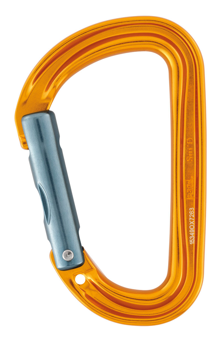 Petzl Sm'd No-Lock Carabiner M39A S - Yellow from Columbia Safety