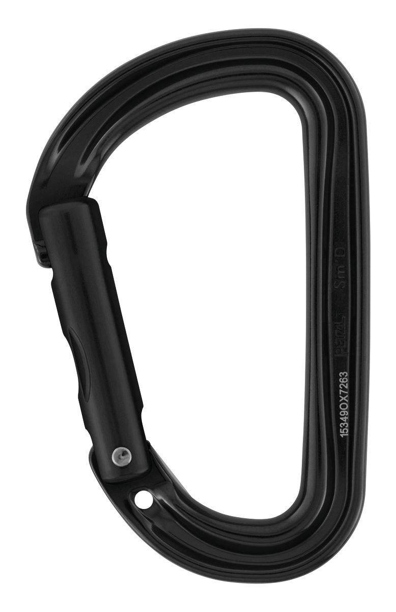 Petzl Sm'd No-Lock Carabiner M39A SN - Black from Columbia Safety