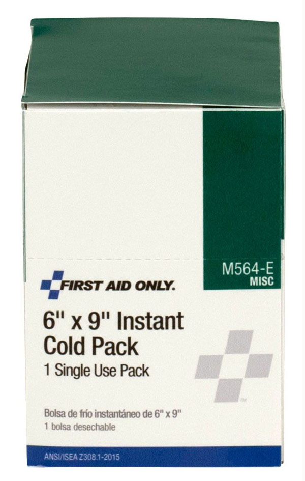 First Aid Only 6 Inch x 9 Inch Instant Cold Pack, Large, 1 Per Box from Columbia Safety