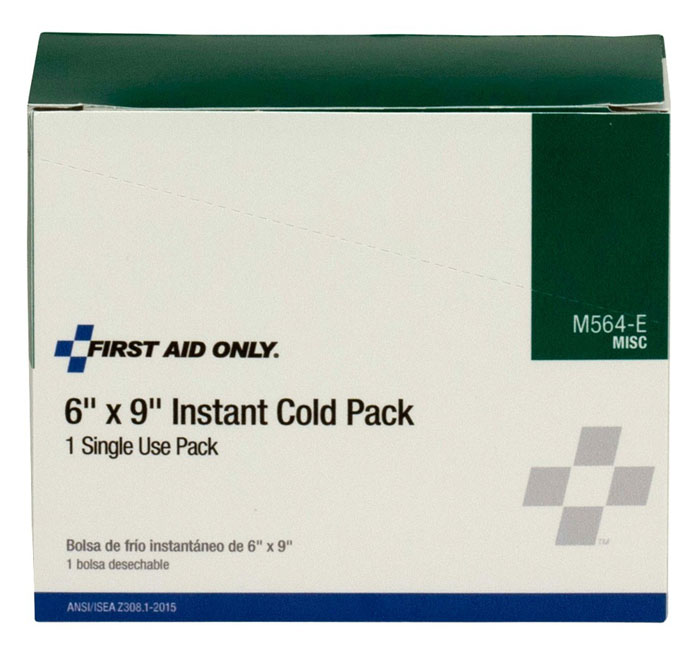 First Aid Only 6 Inch x 9 Inch Instant Cold Pack, Large, 1 Per Box from Columbia Safety