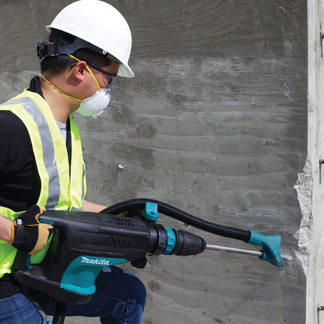 Makita Dust Extraction Attachment, SDS-MAX, Demolition from Columbia Safety