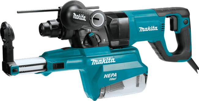 Makita 1 Inch AVT Rotary Hammer with HEPA Dust Extractor from Columbia Safety