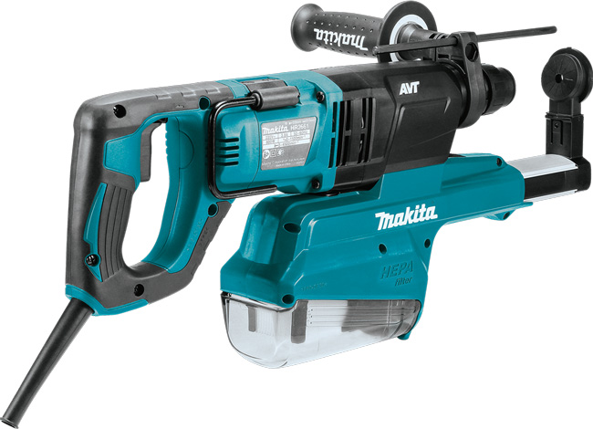 Makita 1 Inch AVT Rotary Hammer with HEPA Dust Extractor from Columbia Safety