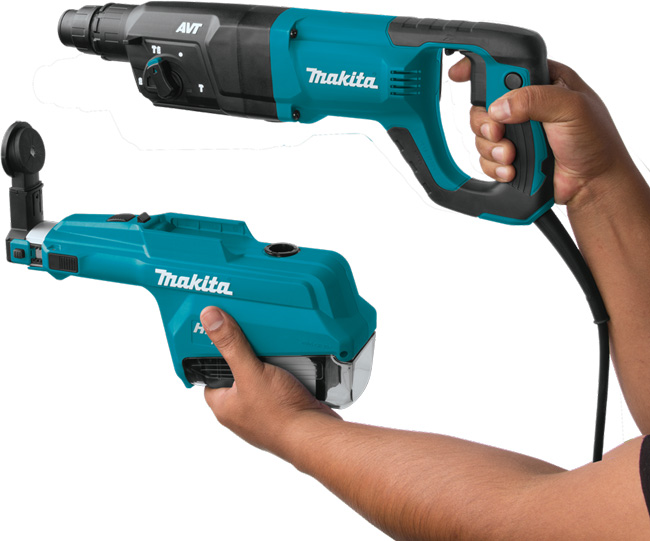 Makita 1 Inch AVT Rotary Hammer with HEPA Dust Extractor from Columbia Safety