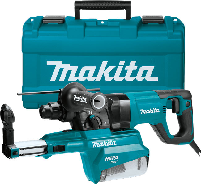 Makita 1 Inch AVT Rotary Hammer with HEPA Dust Extractor from Columbia Safety