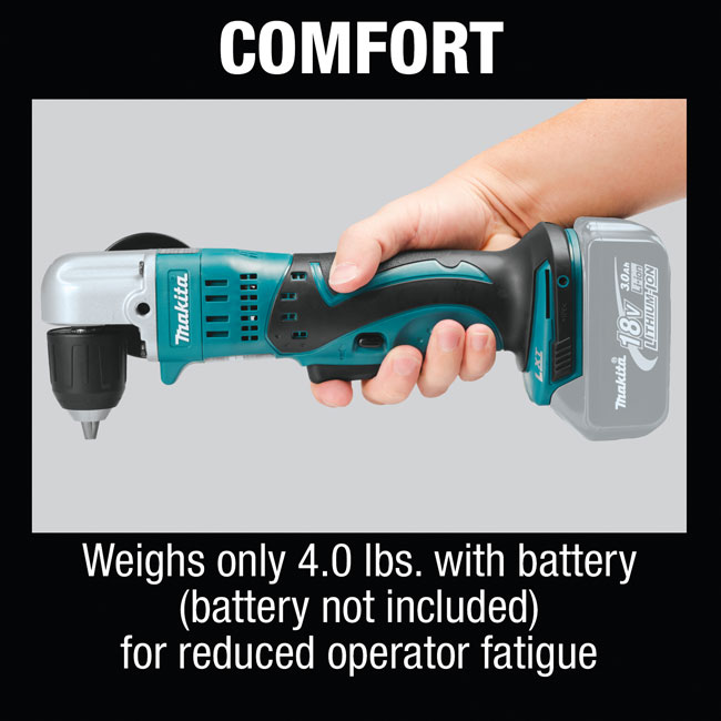 Makita 18V LXT Lithium-Ion Cordless 3/8 Inch Angle Drill (Bare Tool) from Columbia Safety