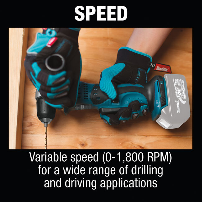 Makita 18V LXT Lithium-Ion Cordless 3/8 Inch Angle Drill (Bare Tool) from Columbia Safety