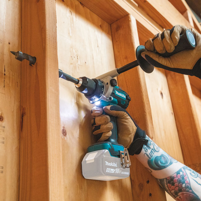 Makita 18V LXT Lithium-Ion Brushless Cordless 1/2 Inch Hammer Driver-Drill (Bare Tool) from Columbia Safety
