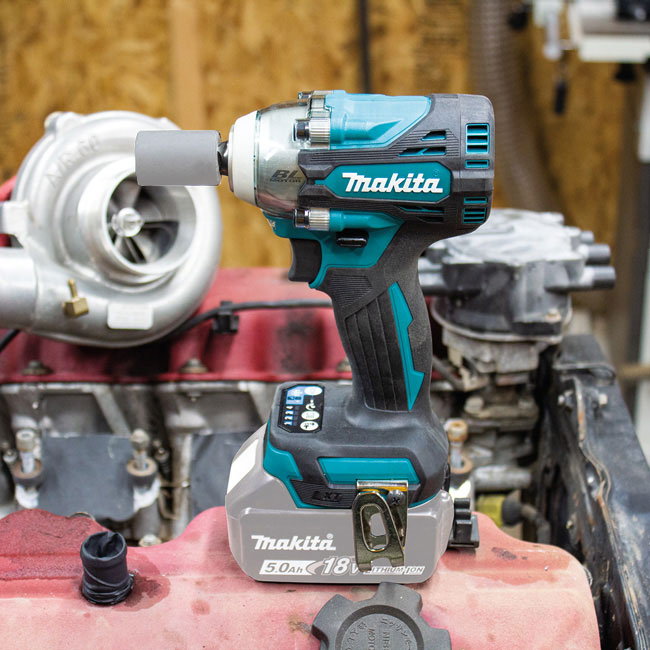 Makita 18V LXT Lithium-Ion Brushless Cordless 4-Speed 1/2 Inch Square Drive Impact Wrench with Detent Anvil (Bare Tool) from Columbia Safety