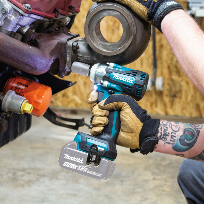 Makita 18V LXT Lithium-Ion Brushless Cordless 4-Speed 1/2 Inch Square Drive Impact Wrench with Detent Anvil (Bare Tool) from Columbia Safety