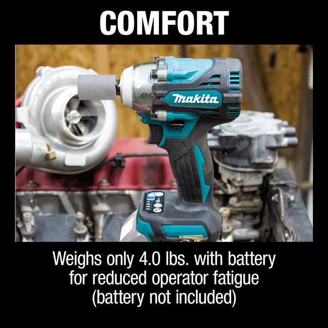 Makita 18V LXT Lithium-Ion Brushless Cordless 4-Speed 1/2 Inch Square Drive Impact Wrench with Detent Anvil (Bare Tool) from Columbia Safety