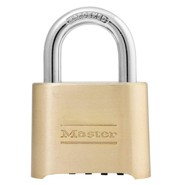 Master Lock 2 Inch (51mm) Brass Resettable Combination Padlock from Columbia Safety