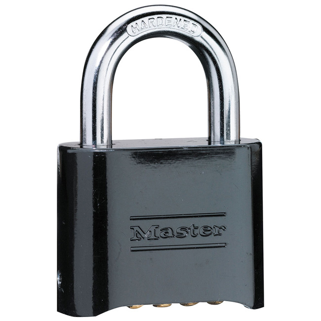 Master Lock 2 Inch (51mm) Zinc Die-Cast Resettable Combination Lock (Black) from Columbia Safety