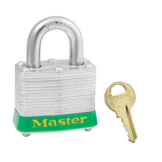 Master Lock 3 Green from Columbia Safety