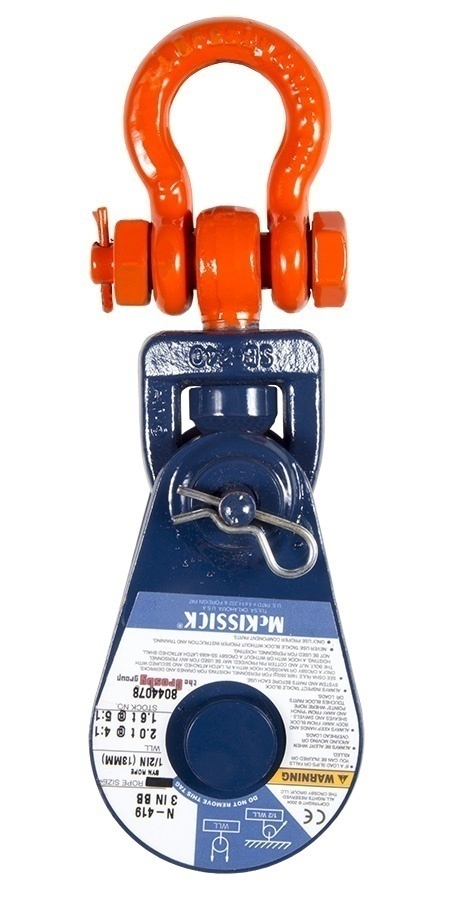 Crosby McKissick 3 Inch Synthetic Rope Block from Columbia Safety