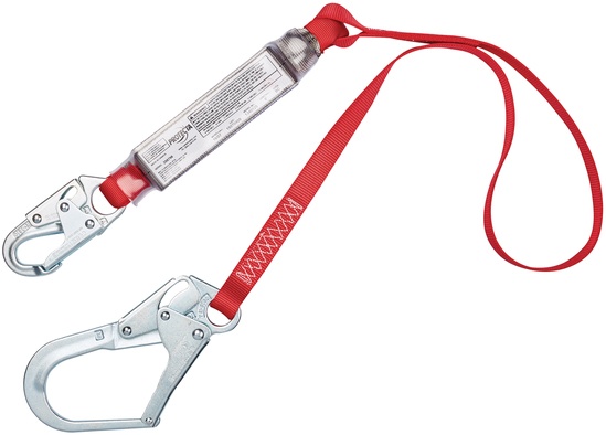 Protecta 1340125 Pro Pack Shock Absorbing Lanyard with Rebar Hook from Columbia Safety
